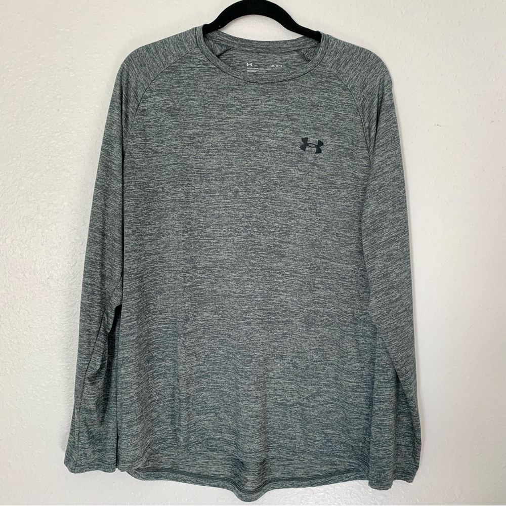Under Armour large grey long sleeve shirt men's loose fit